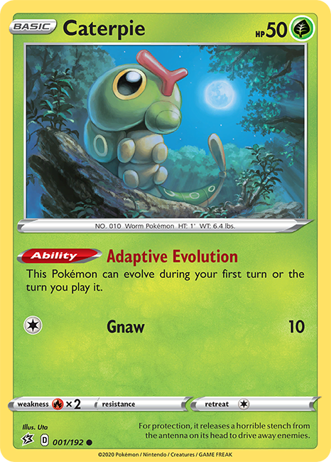 Caterpie 001 - Booster Games