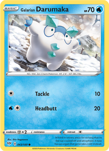 Galarian Darumaka 043 - Booster Games