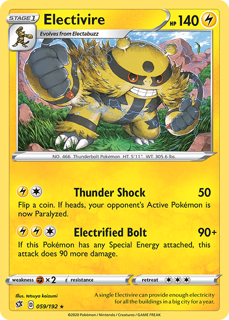 Electivire 059 - Booster Games
