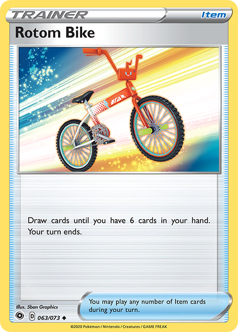 Rotom Bike 063 - Booster Games