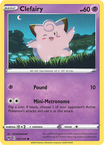 Clefairy 063 - Booster Games