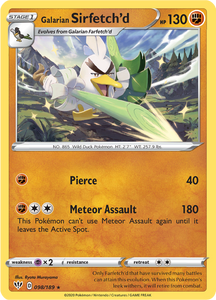 Galarian Sirfetch'd 098 - Booster Games