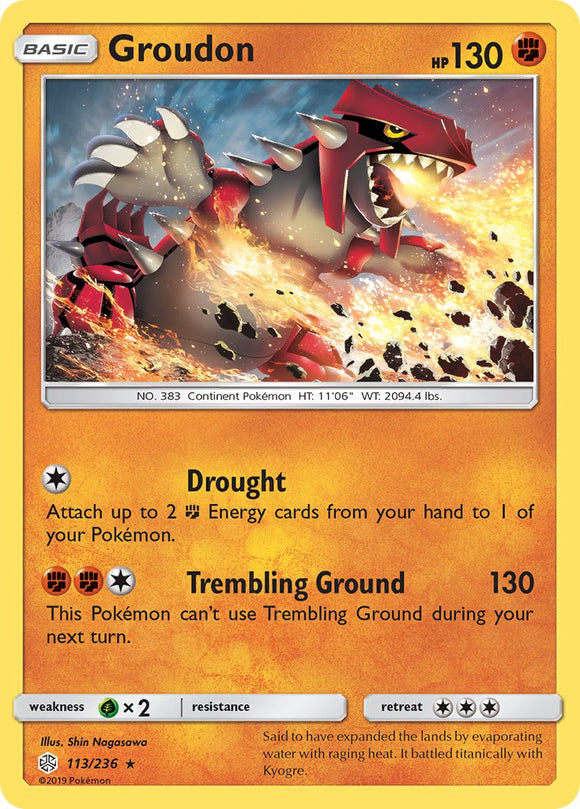 Groudon 113 - Booster Games