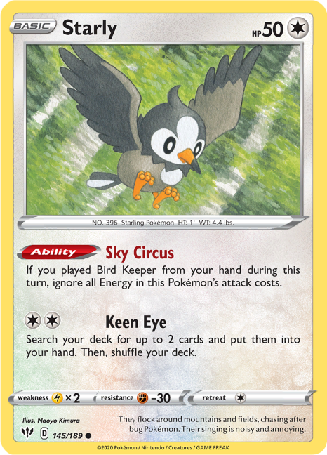 Starly 145 - Booster Games
