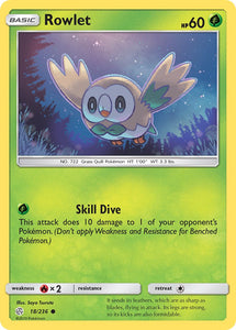 Rowlet 018 - Booster Games