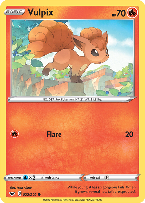 Vulpix 022 - Booster Games