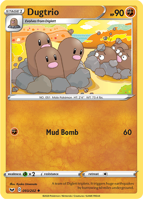 Dugtrio 093 - Booster Games