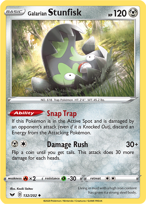 Galarian Stunfisk 132 - Booster Games