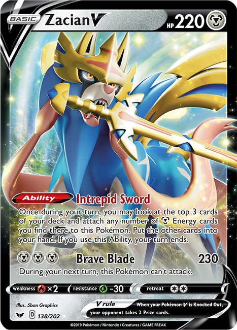 Zacian V 138 - Booster Games